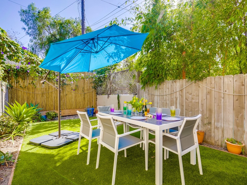 Outdoor furniture to entertain outside!