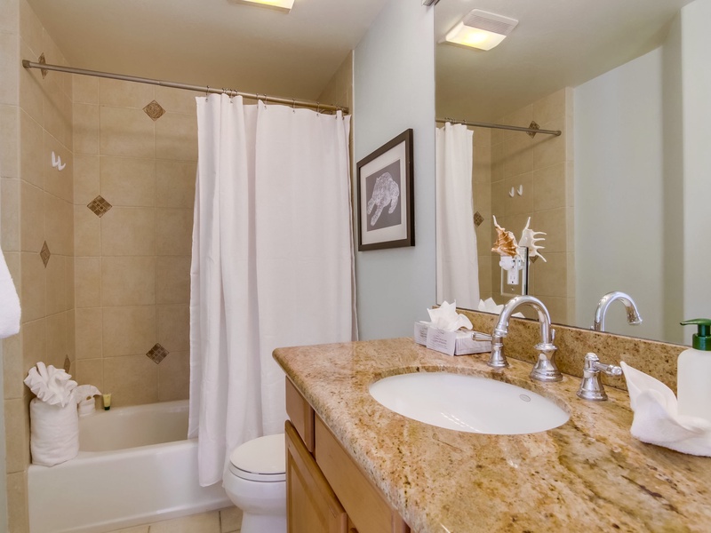Hallway bathroom.