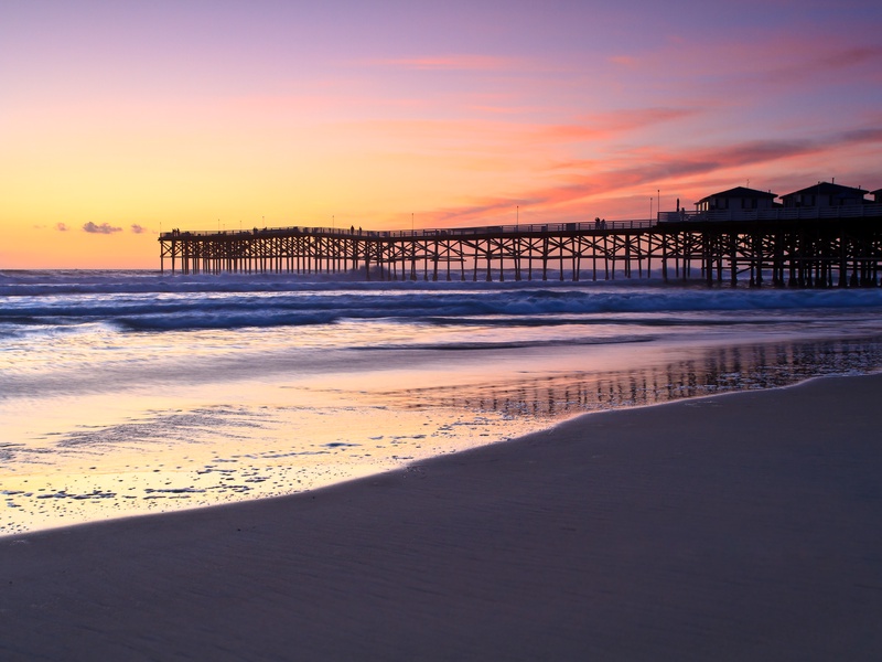 Crystal Pier in Pacific Beach