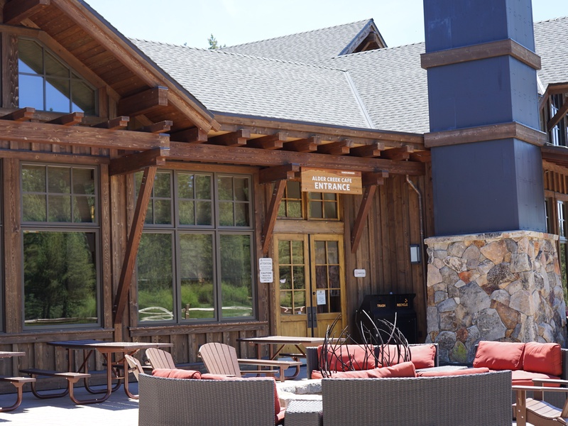 Grab a bite at the Alder Creek Cafe