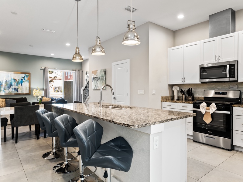 Open concept areas to enjoy with your friends and family.
