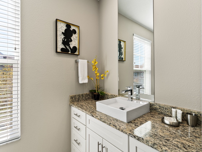 Beautiful high quality bathrooms.