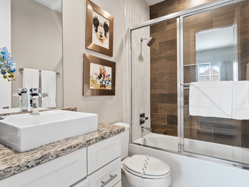 Beautiful high quality bathrooms.