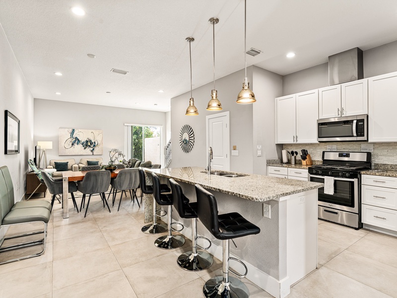 Enjoy bright, open-concept living with seamless flow between the kitchen, dining, and living areas.