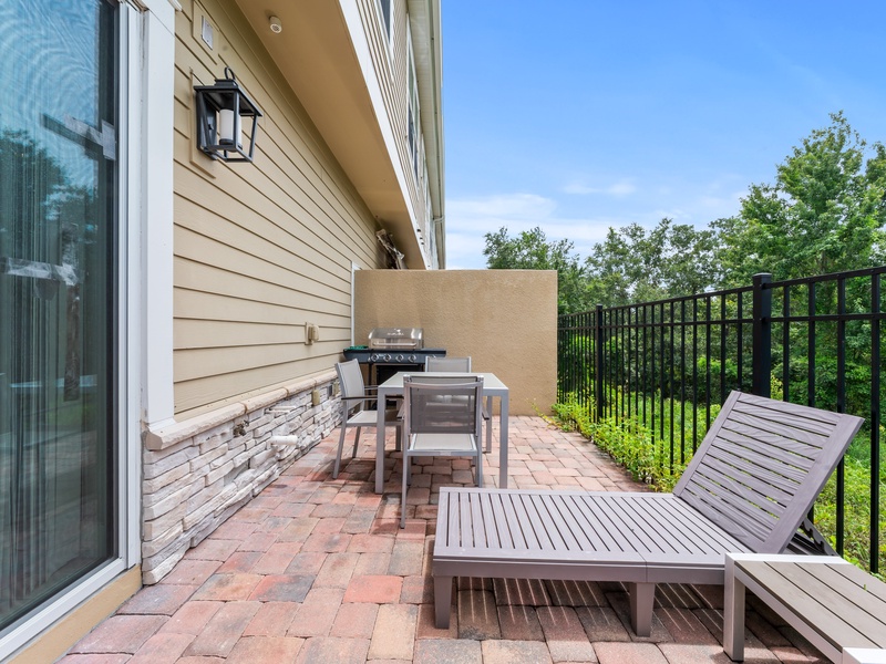 Fire up the grill on the patio while enjoying breathtaking views.