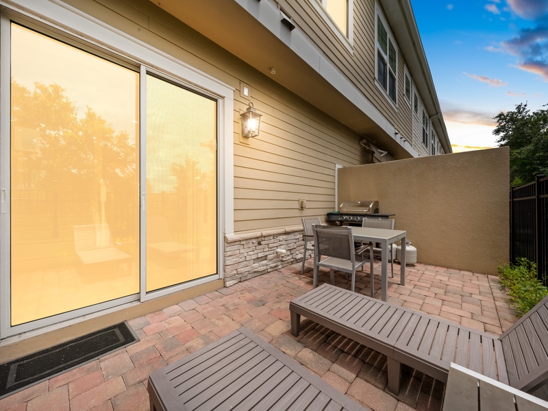 Enjoy the beautiful sunsets from the comfort of your balcony/patio.