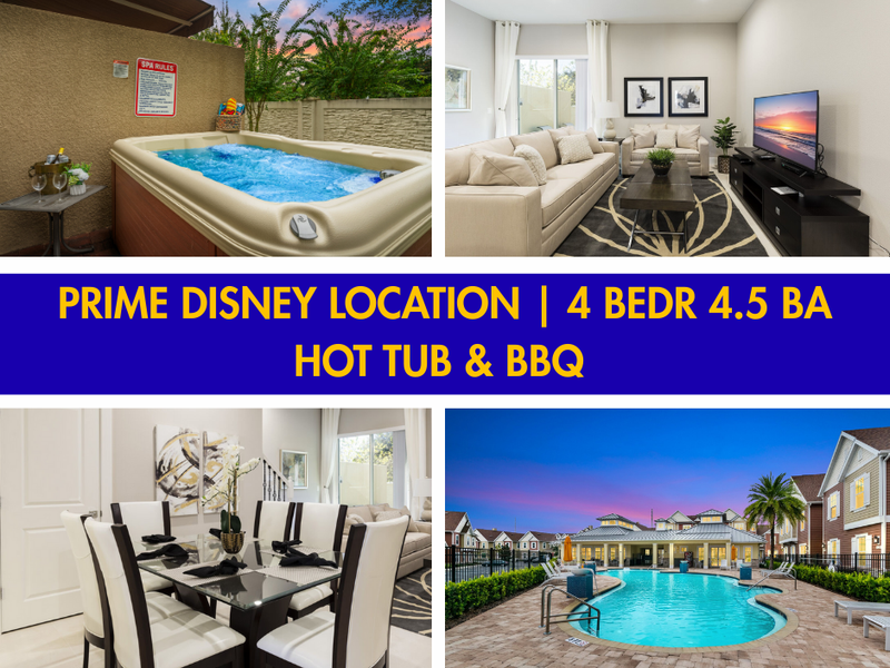 Enjoy your stay at our 4-bedroom, 4.5-bathroom home in one of the closest resorts to Disney!