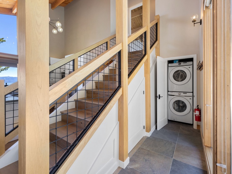 Laundry available off the main living area