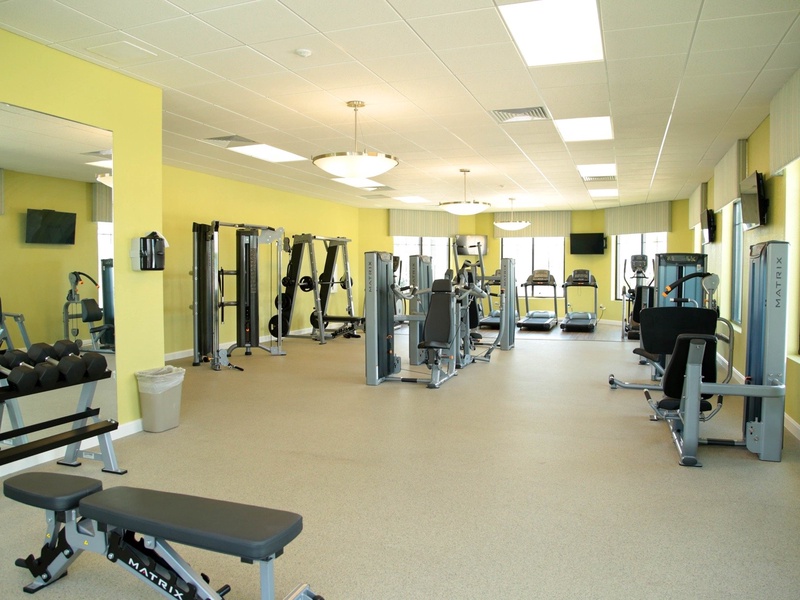 Need to workout during the holidays? There is a fitness center at the resort!