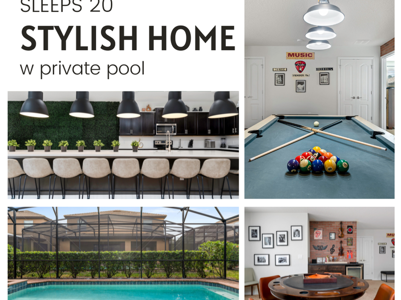 Enjoy a magical Orlando getaway in our renovated stylish home!