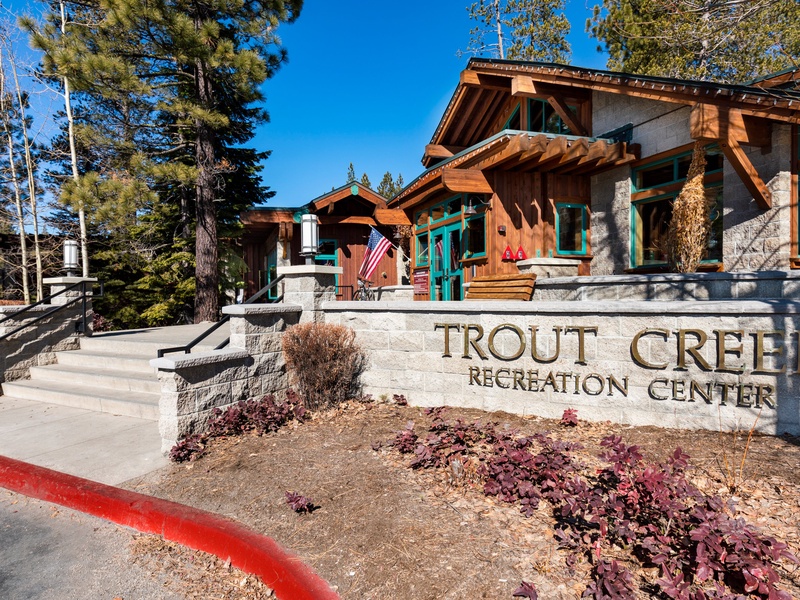 Entrance of the Trout Creek Recreation Center