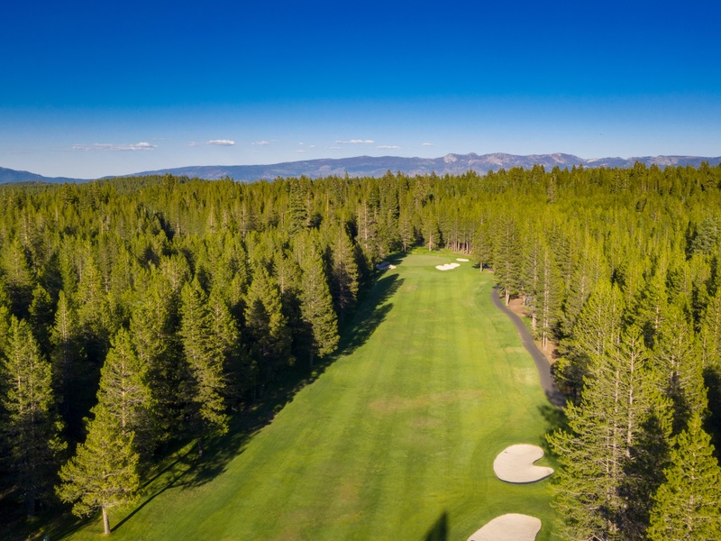 Stunning views at the golf course in Tahoe Donner