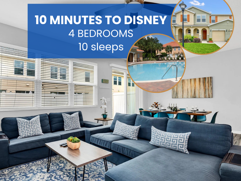 Stay Near Disney – Comfortable Vacation Rental Just 10 Minutes Away!