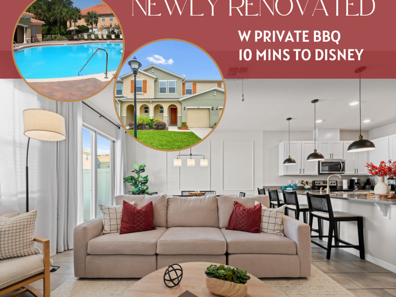 Stay Near Disney – Comfortable Vacation Rental Just 10 Minutes Away!