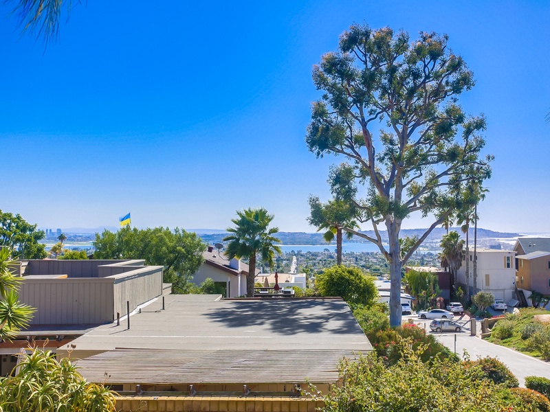View from the primary room balcony