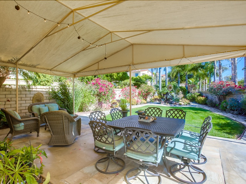 Backyard dinning set