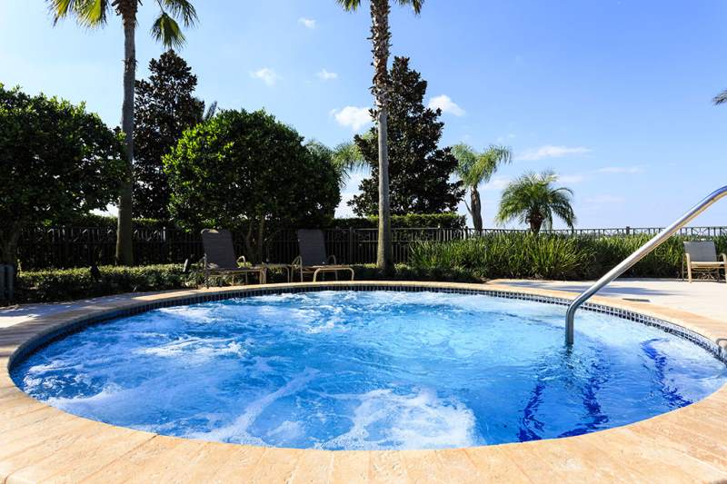 Relax at the resort's spa after a long day a the parks.