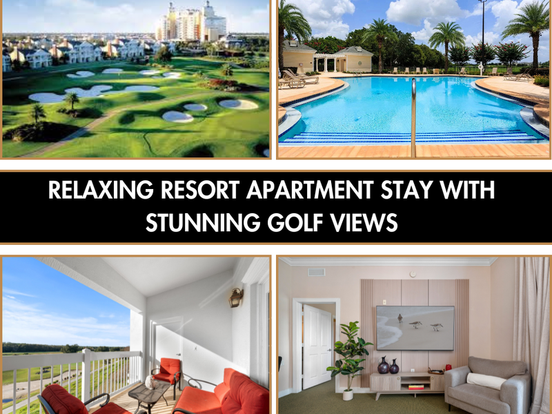 Stay with stunning resort views at Reunion Resort.