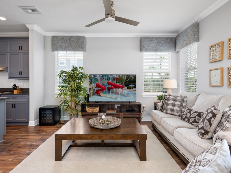 Open-concept living areas perfect for family and friends.