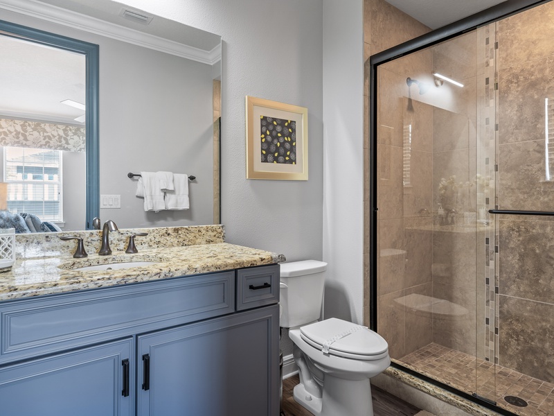 Private bathroom.