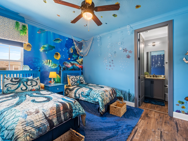 Relax in the colorful beauty and serene ambiance of life beneath the ocean.