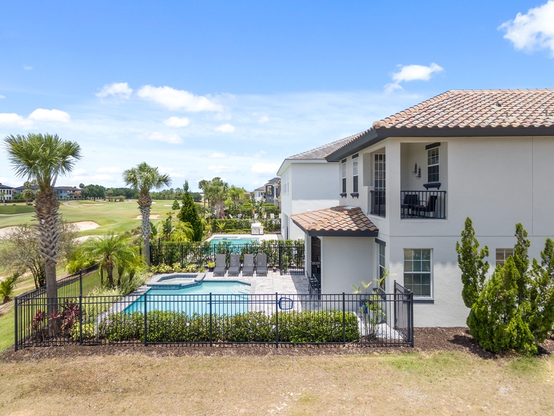 Enjoy the warm weather in a peaceful and stylish setting.