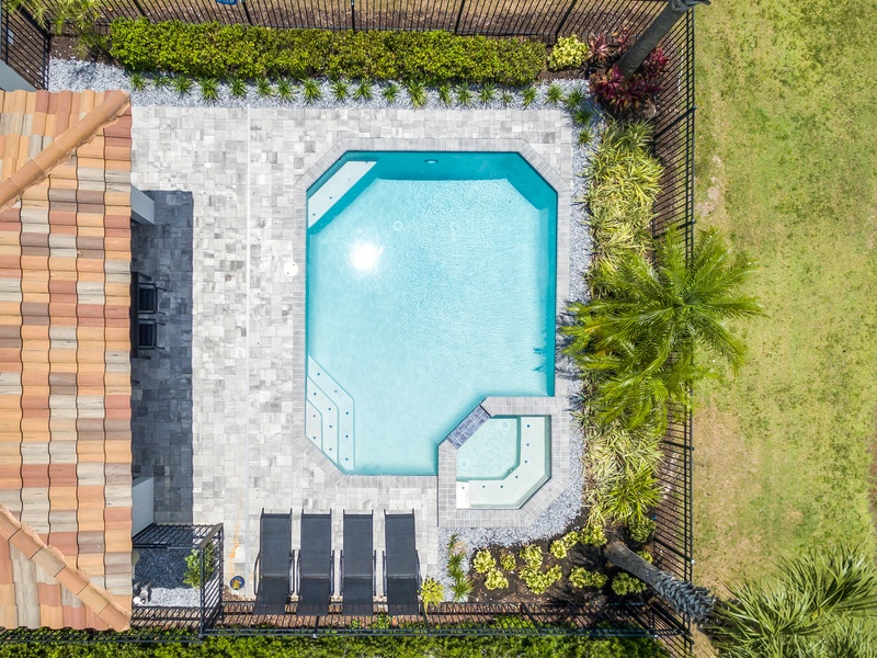 Enjoy the warm weather in a peaceful and stylish setting.