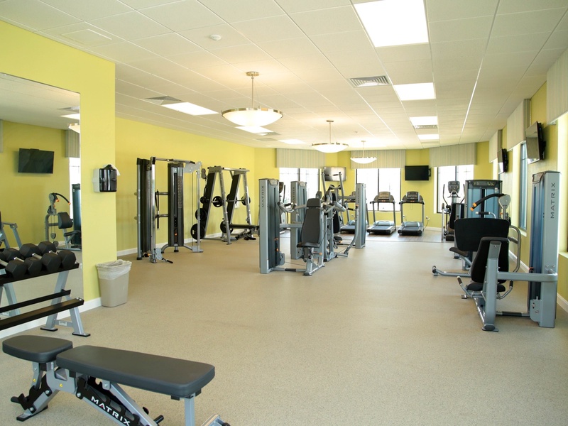 The resort features a fitness center, perfect for staying active even while on holiday.