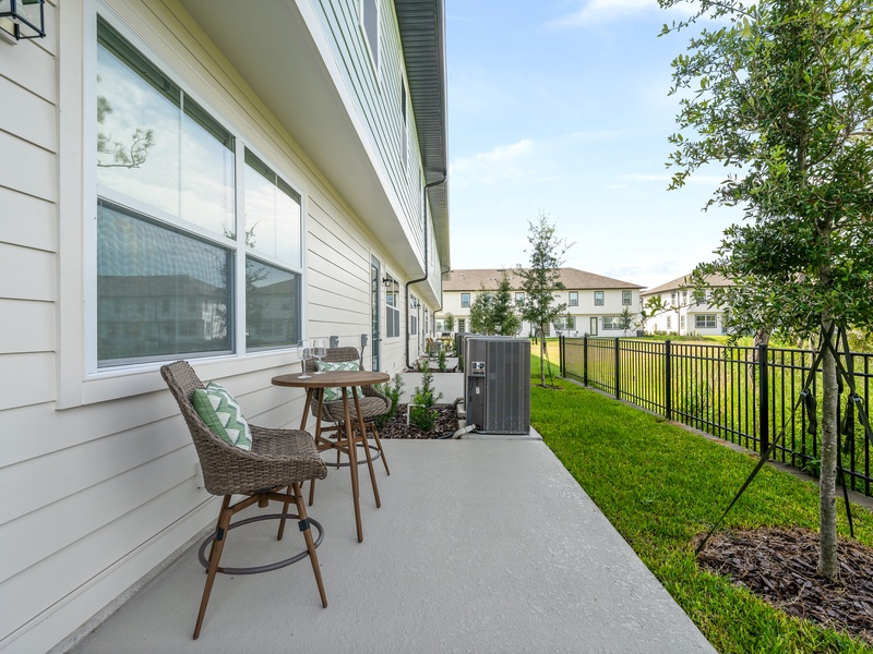 Enjoy the beautiful landscapes while you take your morning coffee to start for the day.