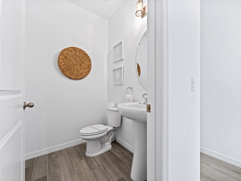 Beautiful high quality bathrooms.