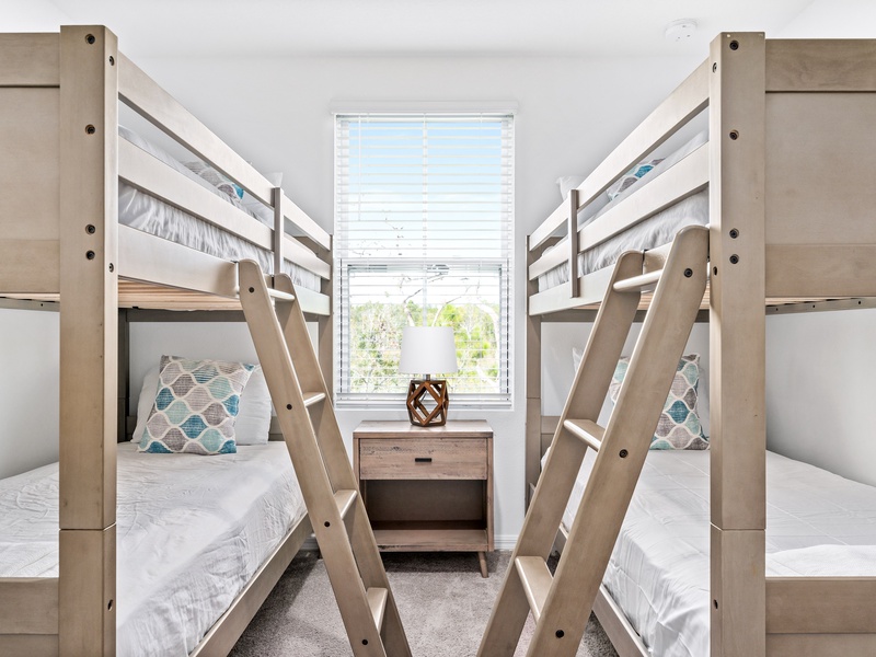 Rest in our high quality beds after a long day at the parks.