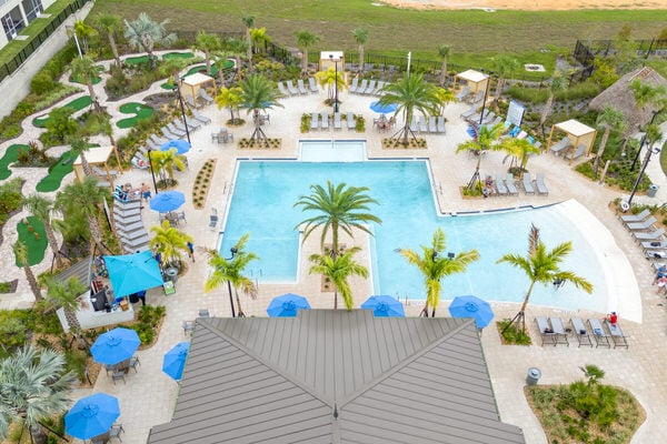 Enjoy full resort access, at The Retreat Clubhouse you'll find a community pool, water slides, mini golf, and more.