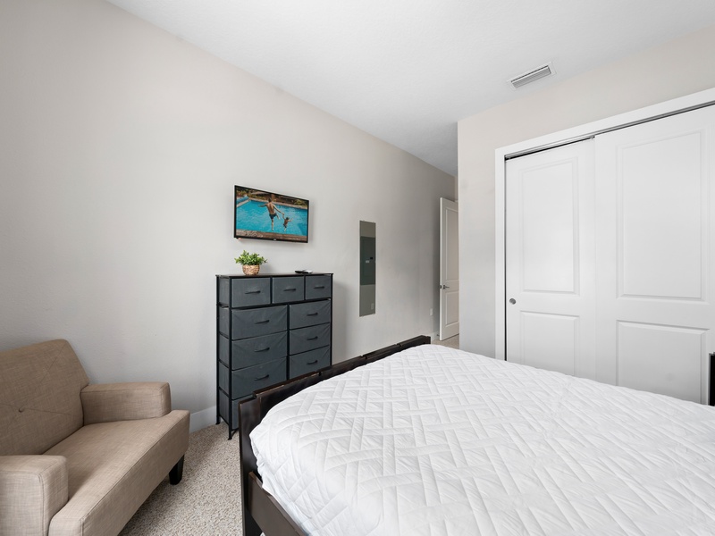 Unwind after a day of adventure with a TV in every bedroom.