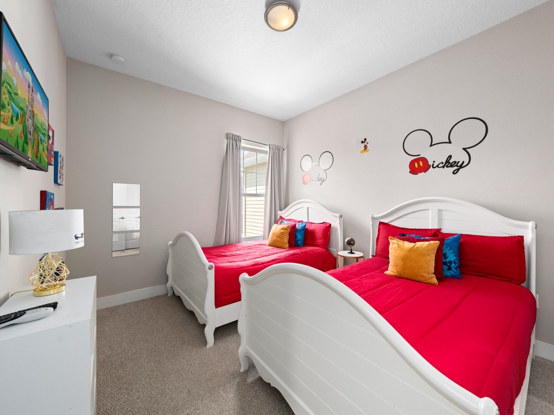 Unwind after a day of adventure with a TV in every bedroom.