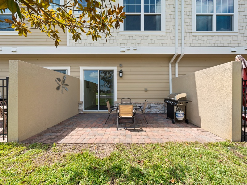 Start your day with a peaceful morning coffee on the patio.