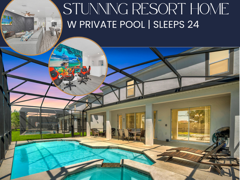 Spend your holiday in our 10-bedroom, 8-bathroom home, the ideal space for large groups!