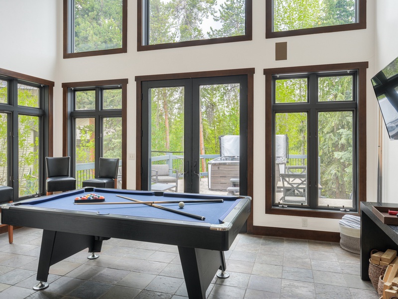 Level 3: Billiards Room with TV