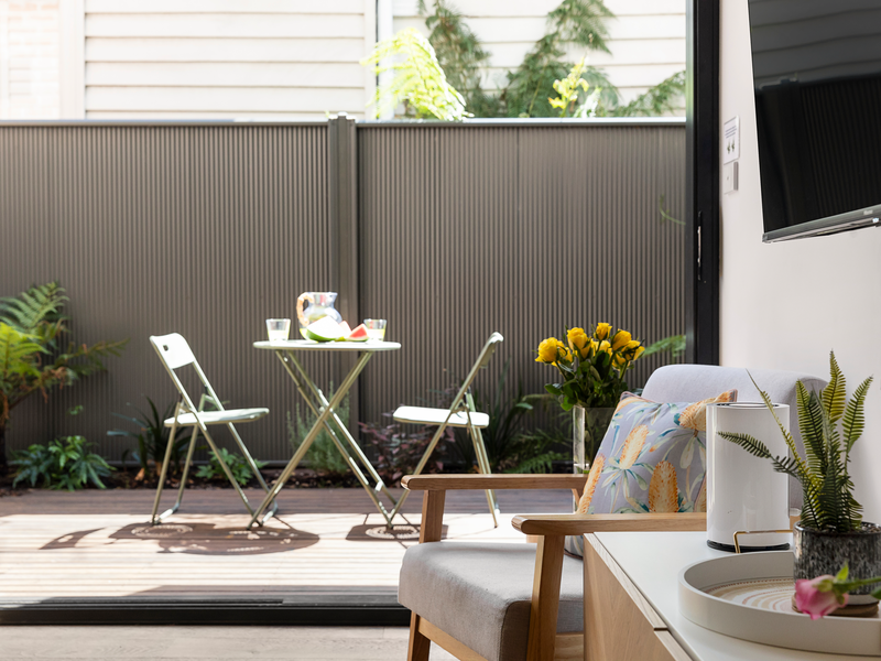 Indoor/outdoor living.