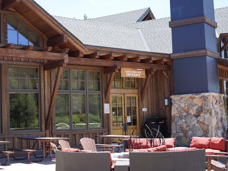Grab a bite at the Alder Creek Cafe
