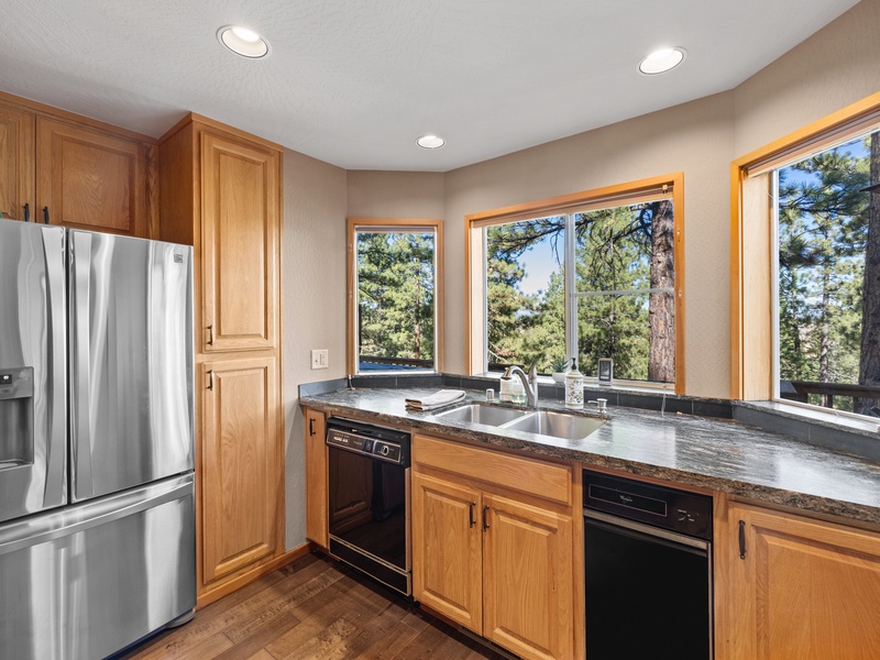 Alternative view of kitchen
