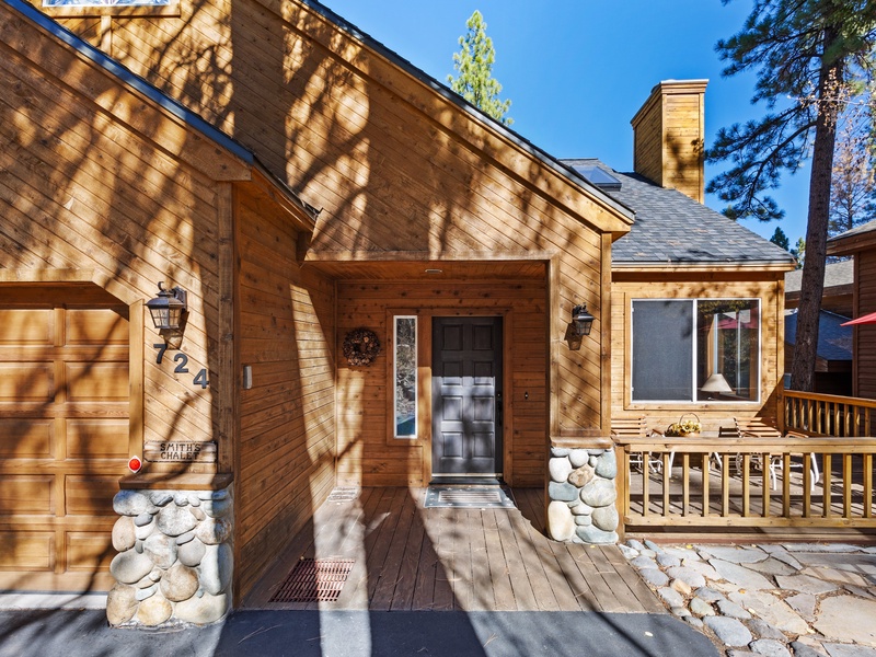 View of front door of home