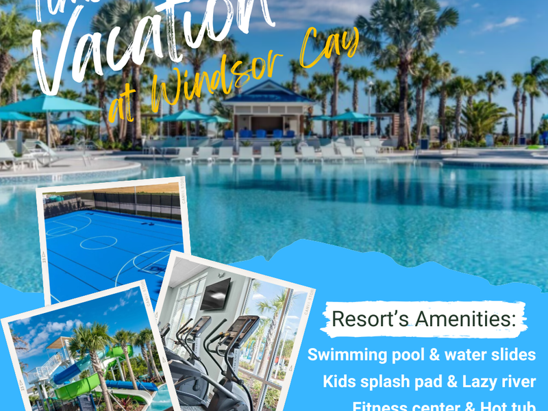 The newly opened amenity center at Windsor Cay features a zero-entry resort pool, lazy river, fitness center, and so much more!