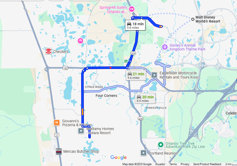 Located just a 15 to 20-minute drive from Orlando's most popular attractions, such as Disney World, Magic Kingdom and more!