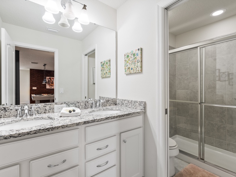 Beautiful high quality bathrooms.