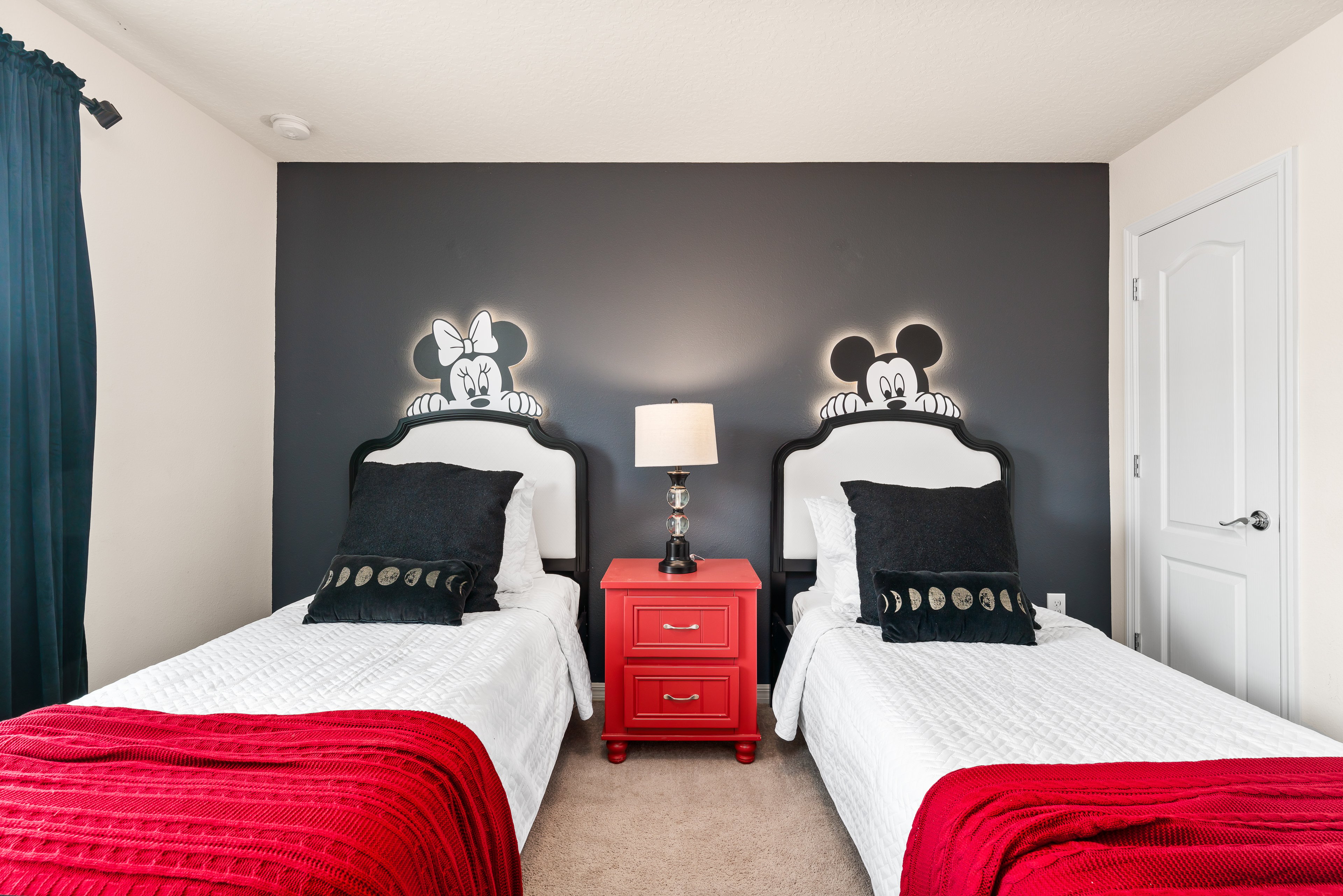 Rest in our high quality beds after a long day at the parks.