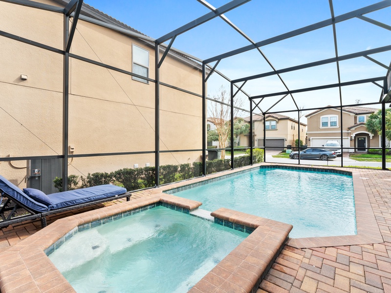 Enjoy the Florida weather and take a refreshing dip at the pool.