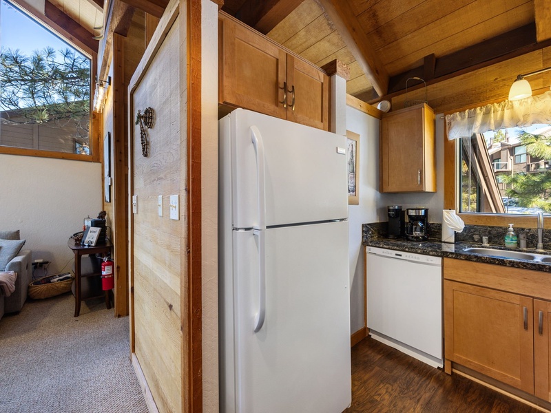 Different view of kitchen area
