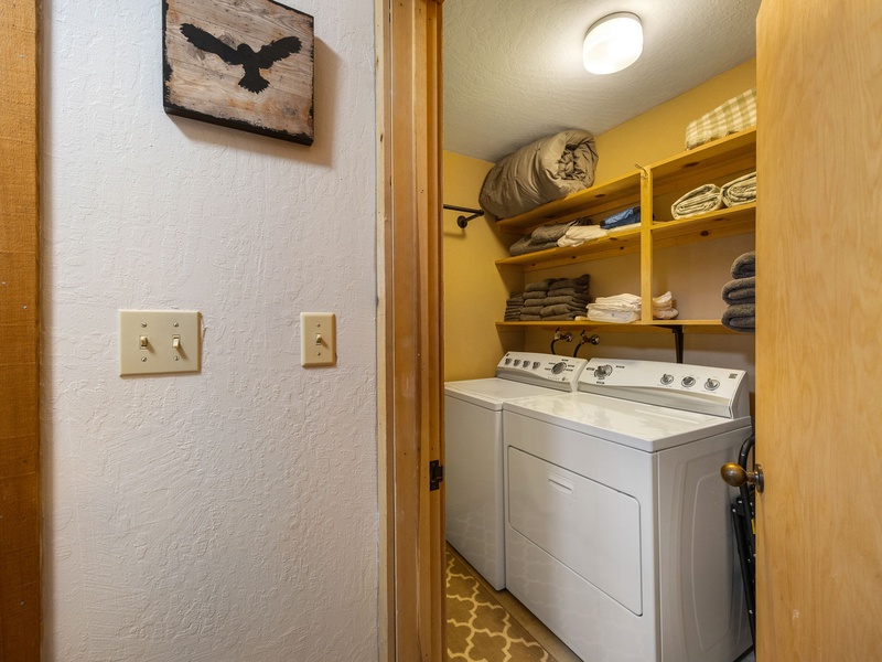 Laundry units in home