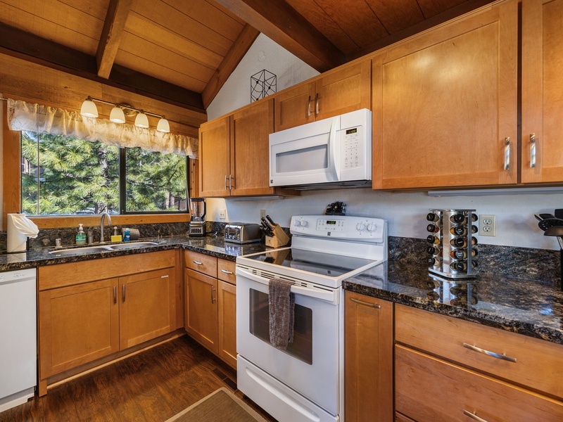 Full kitchen to use during your stay.