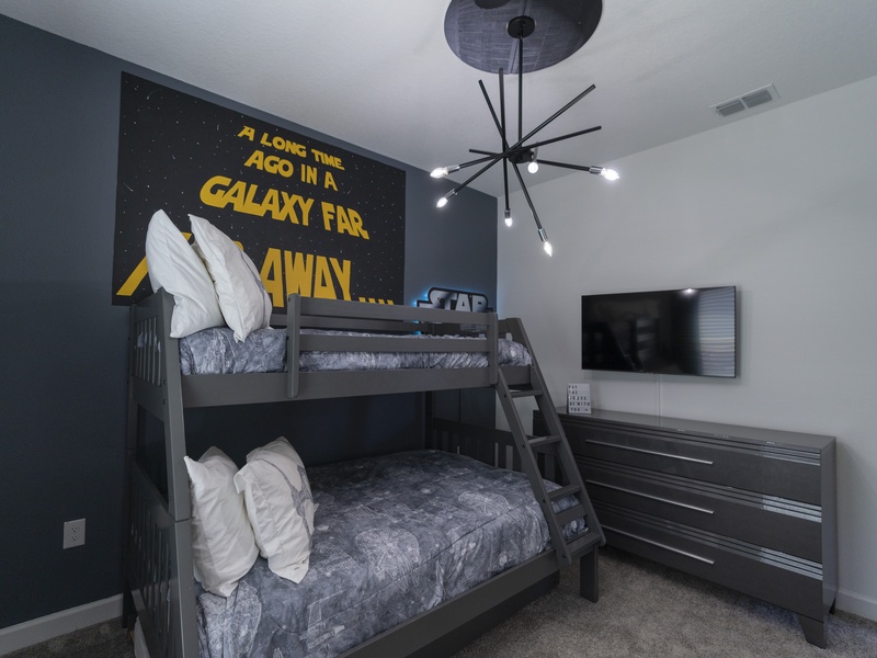 Each bedroom comes with its own TV for your convenience.